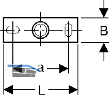 Geberit Befestigungsplatte