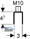 Geberit Pluvia Verbindung M10x20 mm fr