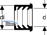 Geberit PE Steckdichtung d 57/32 mm zu