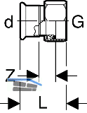 Geberit Mapress C-Stahl bergang m.