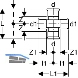 Geberit Mapress C-Stahl Kreuzstck