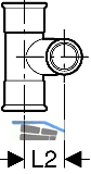 Geberit Mapress C-Stahl Kreuzstck