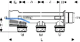 Geberit Verteiler 3-fach m. Steckanschl.