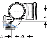 Geberit Abzweig PP-MD 87.5G