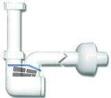 HL135/30 WT-u. Bidet-Sifon DN32x5/4' m. Reinigungseinsatz u. Ro