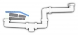 HL27 Abl.verb. DN40x6/4' f. hhenversetzte Doppelsplen