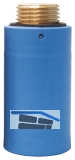 HL42B.MS Baustopfen m. MS-Gewinde 1/2' blau