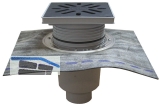 HL616H/1 Perfektabl. DN110 senkr m. Bitu menmanschette. 240x240m