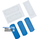 LEINA Pflasterstrips elastisch Farbe blau 2,5 cm x 7,2 cm