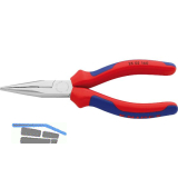 KNIPEX Langschnabelzange DIN 5745 gerade 2K-Griff L�nge 160 mm