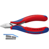 KNIPEX Elektronik-Seitenschneider 7752 DIN 9654 spitz-flach kleine Facette 115mm