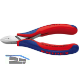 KNIPEX Elektronik-Seitenschneider 7712 DIN 9654 rund, mit Facette, Drahtklemme