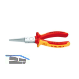 KNIPEX VDE Langbeck-Rundzange DIN 5745 lange, runde Backen L�nge 160 mm
