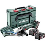 METABO Akku-Winkelschleifer W 18 L9-125 18 Volt / 4,0 Ah (IEC) Li-Ion