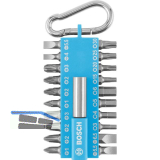 BOSCH Schrauberbit-Set mit Karabiner 21-teilig