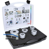 BOSCH Diamant Trockenbohrerset 5-teilig X-Lock