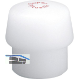 HALDER Schonhammer-Einsatz Kopf � 125 mm Super-Plastik wei�