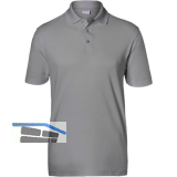 K�BLER Polo-Shirt Form 5126 mittelgrau L