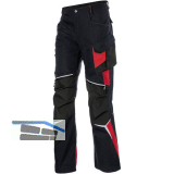 K�BLER Bundhose Bodyforce PRO 2125 schwarz/mittelrot 46