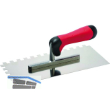 SCHULLER Gl�ttkelle 2-K-Griff 280 x 130mm Z6 x 6 rostfrei