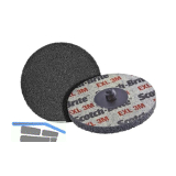 3M Kompaktscheibe Roloc XL-UR � 76,2 mm Korn 2 A med Fb. Grau