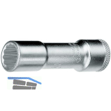 GEDORE Steckschl�ssel-Einsatz lang D30 L DIN3124 3/8"vierkant 11.0 mm zw�lfkant