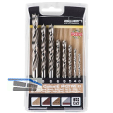 ALPEN Holzspiralbohrer Kassette PCTM 8 HSS Cobalt Bohrer � 3 - 8 mm 8-teilig