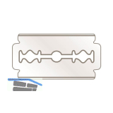 MARTOR Industrieklinge mit Gillette-Lochung L�nge 43 mm