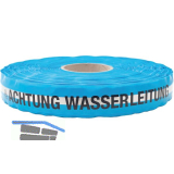 Ortungswarnband "Achtung Wasserleitung" blau 250 m