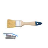SCHULLER Fl�chenstreicher Breite 1,5" mit Holzstiel natur/blau
