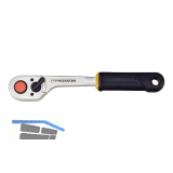 PROXXON Kn�ppelratsche mit 1/2" vierkant 52 zahnig, Rechts-und Linkslauf