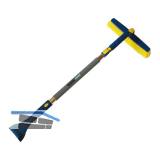 Eiskratzer SUV mit ausziehbarem Teleskopstiel bis 1400 mm und drehbarem Besen