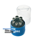 BOHRCRAFT Steckschl�ssel-Satz m. Magnet 1/4"sechskant f. Au�ensechskant 7-tlg.