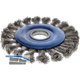 OSBORN Rundb�rste gezopft 125 x 13 x 22,2 mm Stahldraht
