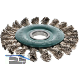 OSBORN Rundb�rste gezopft 125 x 13 x 22,2 mm rostfreier Stahldraht