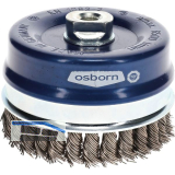 OSBORN Topfb�rste 120 x 20 mm Stahldraht gezopft M14