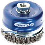 OSBORN Topfb�rste 100 x 20 mm Stahldraht gezopft M14