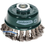 OSBORN Topfb�rste 65 x 20 mm rostfreier Stahldraht gezopft M14