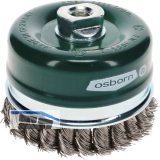 OSBORN Topfb�rste 100 x 20 mm rostfreier Stahldraht gezopft M14