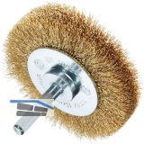 OSBORN Rundb�rste mit Schaft 70 x 18 x 6 mm Messing