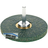 OSBORN Rundb�rste mit Schaft 76 x 8 x 6 mm Stahldraht/Kunststoffgebunden