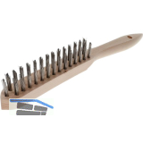 OSBORN Hand-Drahtb�rste 2-reihig Stahldraht