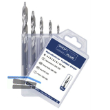 BOHRCRAFT Bohrer-Kassette Turbo Step KG13 DIN338 HSS-G � 4-10 mm 5-teilig