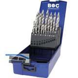 BOHRCRAFT Bohrer-Kassette Turbo Step KG13 DIN338 HSS-G � 1-13 mm 25-teilig