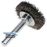 OSBORN Rundb�rste mit Schaft 30 x 9 x 6 mm rostfreier Stahldraht