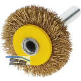 OSBORN Rundb�rste mit Schaft 30 x 9 x 6 mm Messing
