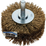 OSBORN Rundb�rste mit Schaft 80 x 35 x 8 mm vermessingter Stahldraht