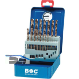 BOHRCRAFT Bohrer-Kassette DIN338RN HSS Co5 � 1-10 mm 19-teilig