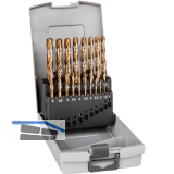 ALPEN Spiralbohrer-Kassette DIN338RN HSS Cobalt GRIP KP19 � 1-10mm 19-teilig