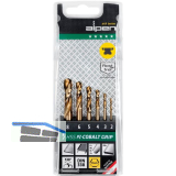 ALPEN Spiralbohrer-Kassette DIN1897PZ HSS Cobalt GRIP TM6 � 2-8 mm 6-teilig